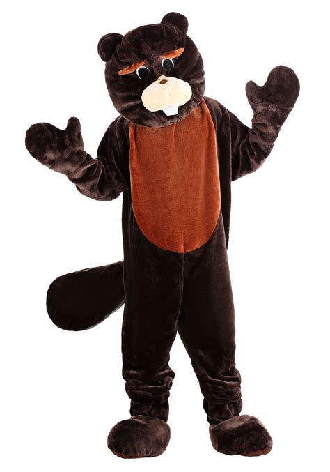 Beaver mascot suit